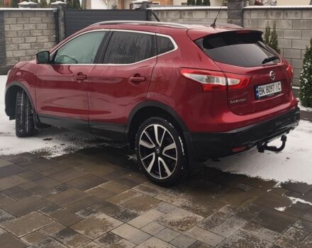 Красный Ниссан Кашкай, объемом двигателя 1.6 л и пробегом 125 тыс. км за 13500 $, фото 1 на Automoto.ua