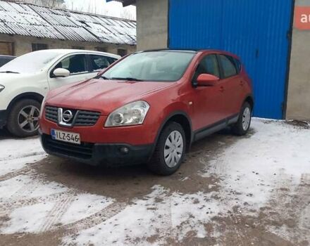 Красный Ниссан Кашкай, объемом двигателя 2 л и пробегом 272 тыс. км за 6500 $, фото 1 на Automoto.ua