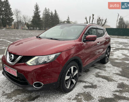 Красный Ниссан Кашкай, объемом двигателя 1.5 л и пробегом 215 тыс. км за 14350 $, фото 1 на Automoto.ua