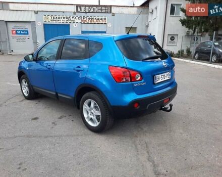 Синий Ниссан Кашкай, объемом двигателя 1.6 л и пробегом 217 тыс. км за 8400 $, фото 4 на Automoto.ua