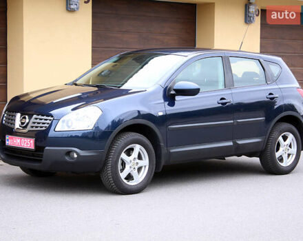 Синий Ниссан Кашкай, объемом двигателя 1.5 л и пробегом 178 тыс. км за 9800 $, фото 2 на Automoto.ua