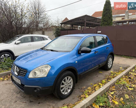 Синий Ниссан Кашкай, объемом двигателя 1.6 л и пробегом 197 тыс. км за 7500 $, фото 1 на Automoto.ua