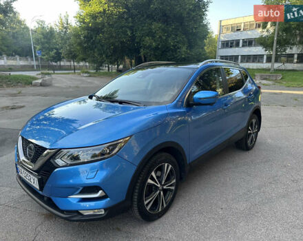 Синий Ниссан Кашкай, объемом двигателя 1.6 л и пробегом 101 тыс. км за 18999 $, фото 1 на Automoto.ua