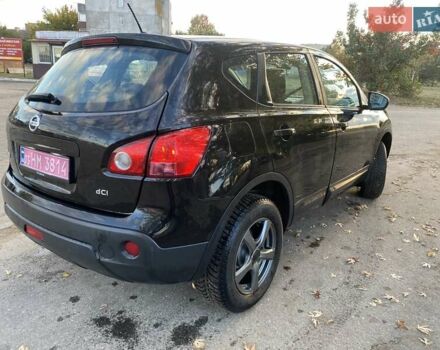 Черный Ниссан Кашкай 2, объемом двигателя 1.5 л и пробегом 230 тыс. км за 8800 $, фото 3 на Automoto.ua