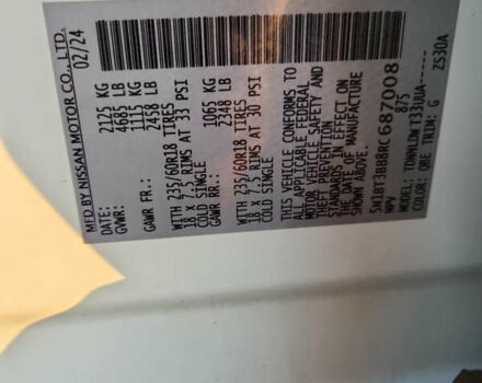 Білий Ніссан Rogue, об'ємом двигуна 1.5 л та пробігом 36 тис. км за 15600 $, фото 9 на Automoto.ua