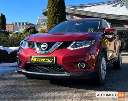 Красный Ниссан Rogue, объемом двигателя 2.5 л и пробегом 140 тыс. км за 12999 $, фото 2 на Automoto.ua