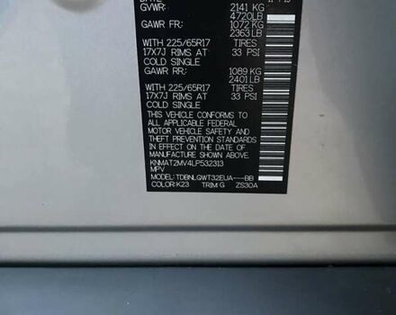 Серый Ниссан Rogue, объемом двигателя 2.5 л и пробегом 42 тыс. км за 16500 $, фото 4 на Automoto.ua