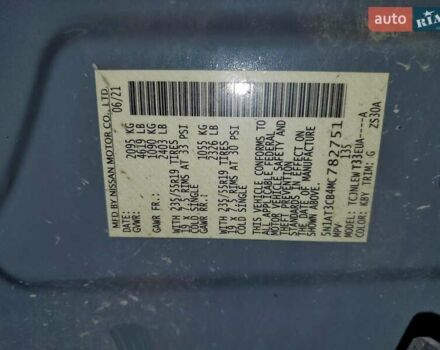 Серый Ниссан Rogue, объемом двигателя 2.49 л и пробегом 129 тыс. км за 5100 $, фото 12 на Automoto.ua