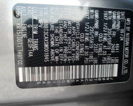 Сірий Ніссан Rogue, об'ємом двигуна 1.5 л та пробігом 20 тис. км за 10000 $, фото 12 на Automoto.ua