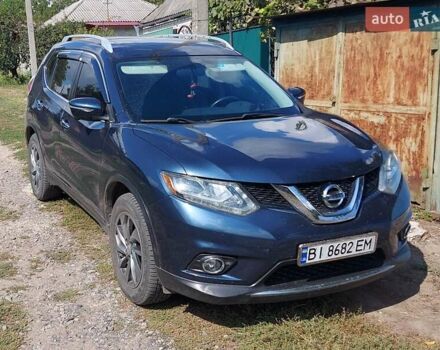 Синий Ниссан Rogue, объемом двигателя 2.5 л и пробегом 196 тыс. км за 12150 $, фото 3 на Automoto.ua