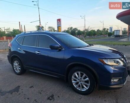 Синий Ниссан Rogue, объемом двигателя 2.49 л и пробегом 101 тыс. км за 16000 $, фото 3 на Automoto.ua