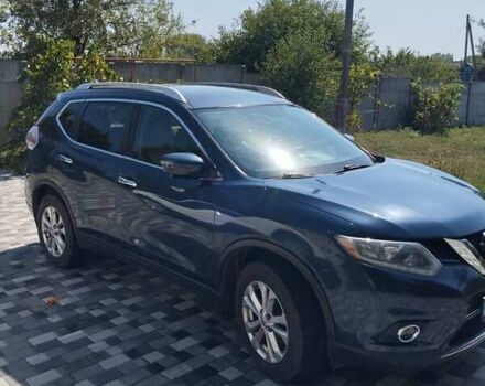 Синий Ниссан Rogue, объемом двигателя 2.49 л и пробегом 132 тыс. км за 14200 $, фото 1 на Automoto.ua