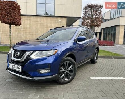 Синий Ниссан Rogue, объемом двигателя 2.49 л и пробегом 120 тыс. км за 14300 $, фото 2 на Automoto.ua