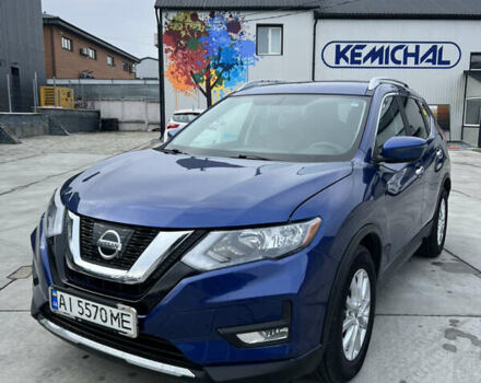 Синий Ниссан Rogue, объемом двигателя 2.49 л и пробегом 90 тыс. км за 15500 $, фото 1 на Automoto.ua