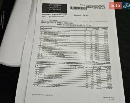 Синий Ниссан Rogue, объемом двигателя 2.49 л и пробегом 166 тыс. км за 12900 $, фото 11 на Automoto.ua