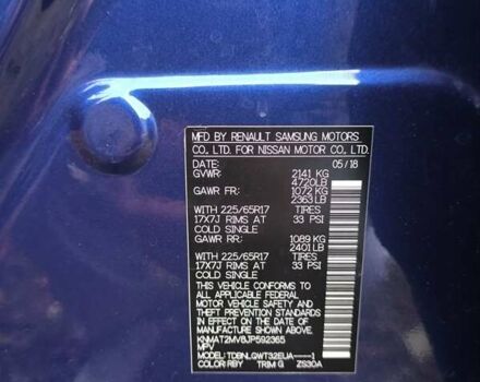 Синий Ниссан Rogue, объемом двигателя 2.49 л и пробегом 94 тыс. км за 17500 $, фото 37 на Automoto.ua