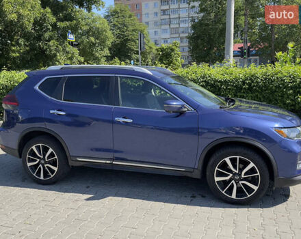 Синий Ниссан Rogue, объемом двигателя 2.49 л и пробегом 147 тыс. км за 18500 $, фото 2 на Automoto.ua