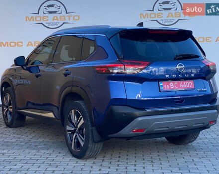 Синий Ниссан Rogue, объемом двигателя 2.49 л и пробегом 74 тыс. км за 24500 $, фото 2 на Automoto.ua