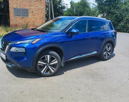 Синий Ниссан Rogue, объемом двигателя 2.49 л и пробегом 57 тыс. км за 25000 $, фото 3 на Automoto.ua