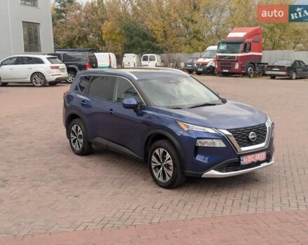Синий Ниссан Rogue, объемом двигателя 1.5 л и пробегом 52 тыс. км за 22500 $, фото 2 на Automoto.ua