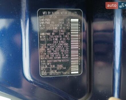 Синий Ниссан Rogue, объемом двигателя 1.5 л и пробегом 6 тыс. км за 25400 $, фото 22 на Automoto.ua