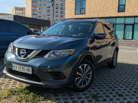 Ниссан Rogue 2014 в Хмельницком на Automoto.ua Синий Ниссан Rogue, объемом двигателя 2.49 л и пробегом 170 тыс. км за 12000 $, фото 1 на Automoto.ua