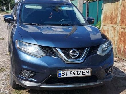 Ниссан Rogue 2015 в Лубнах на Automoto.ua Синий Ниссан Rogue, объемом двигателя 2.5 л и пробегом 196 тыс. км за 12150 $, фото 1 на Automoto.ua