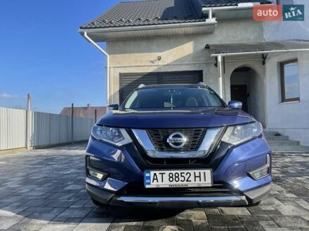Синий Ниссан Rogue, объемом двигателя 2.49 л и пробегом 76 тыс. км за 15200 $, фото 1 на Automoto.ua