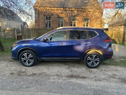 Синий Ниссан Rogue, объемом двигателя 2.49 л и пробегом 98 тыс. км за 17000 $, фото 1 на Automoto.ua