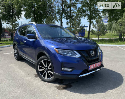 Синий Ниссан Rogue, объемом двигателя 2.49 л и пробегом 55 тыс. км за 16500 $, фото 1 на Automoto.ua