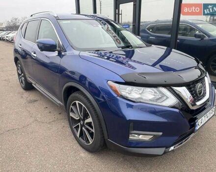 Синий Ниссан Rogue, объемом двигателя 2.49 л и пробегом 132 тыс. км за 17000 $, фото 1 на Automoto.ua