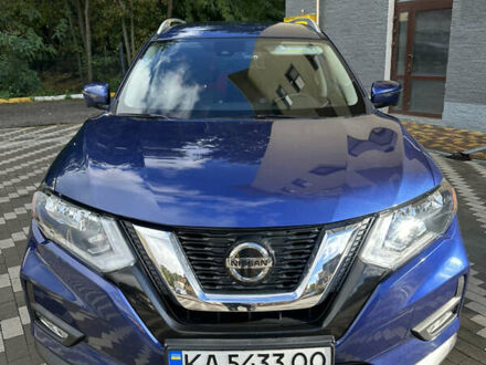 Синий Ниссан Rogue, объемом двигателя 2.49 л и пробегом 76 тыс. км за 19499 $, фото 1 на Automoto.ua