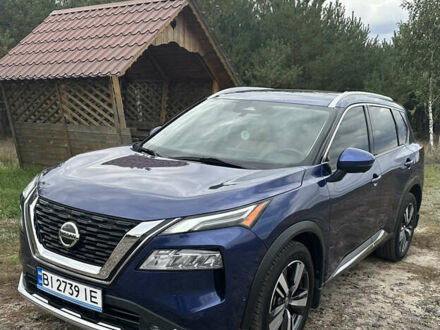 Синий Ниссан Rogue, объемом двигателя 2.49 л и пробегом 126 тыс. км за 26000 $, фото 1 на Automoto.ua