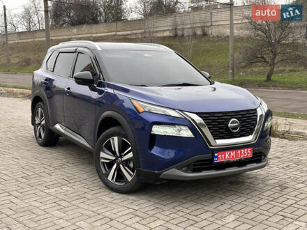 Синий Ниссан Rogue, объемом двигателя 2.49 л и пробегом 93 тыс. км за 22800 $, фото 1 на Automoto.ua