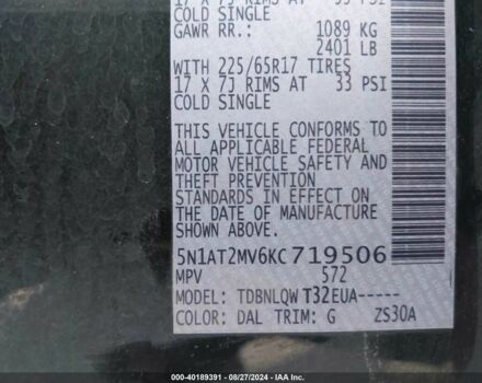 Зеленый Ниссан Rogue, объемом двигателя 0 л и пробегом 130 тыс. км за 11800 $, фото 8 на Automoto.ua