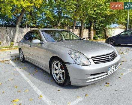 Серый Ниссан Скайлайн, объемом двигателя 2.5 л и пробегом 222 тыс. км за 5900 $, фото 2 на Automoto.ua