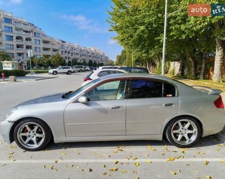 Серый Ниссан Скайлайн, объемом двигателя 2.5 л и пробегом 222 тыс. км за 5900 $, фото 7 на Automoto.ua