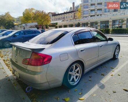 Серый Ниссан Скайлайн, объемом двигателя 2.5 л и пробегом 222 тыс. км за 5900 $, фото 6 на Automoto.ua