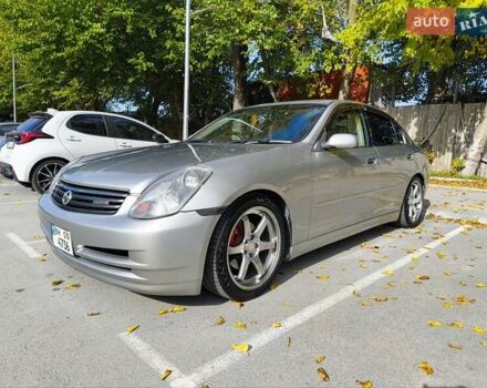 Серый Ниссан Скайлайн, объемом двигателя 2.5 л и пробегом 222 тыс. км за 5900 $, фото 4 на Automoto.ua