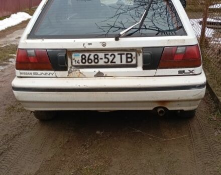 Білий Ніссан Санні, об'ємом двигуна 1 л та пробігом 270 тис. км за 350 $, фото 2 на Automoto.ua