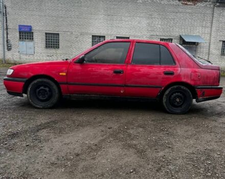 Красный Ниссан Санни, объемом двигателя 2 л и пробегом 586 тыс. км за 650 $, фото 2 на Automoto.ua