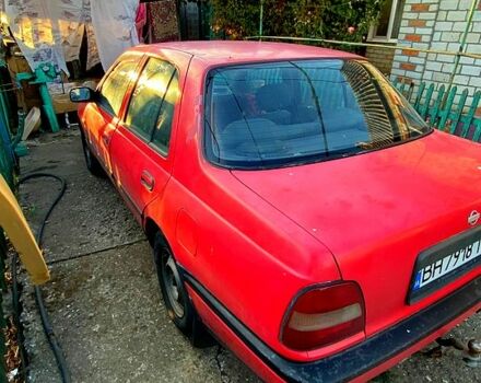 Красный Ниссан Санни, объемом двигателя 1.4 л и пробегом 435 тыс. км за 1100 $, фото 1 на Automoto.ua