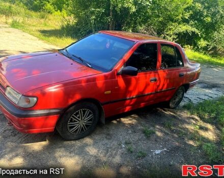 Красный Ниссан Санни, объемом двигателя 1.4 л и пробегом 260 тыс. км за 1550 $, фото 3 на Automoto.ua