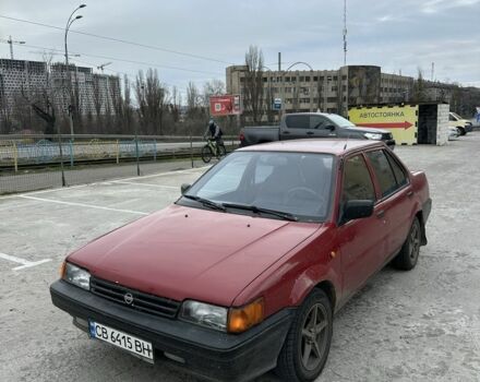 Красный Ниссан Санни, объемом двигателя 1.7 л и пробегом 280 тыс. км за 1500 $, фото 1 на Automoto.ua