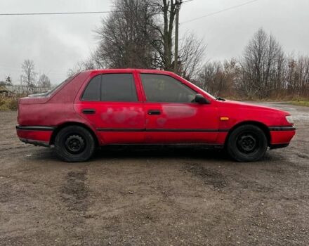 Красный Ниссан Санни, объемом двигателя 2 л и пробегом 586 тыс. км за 650 $, фото 1 на Automoto.ua