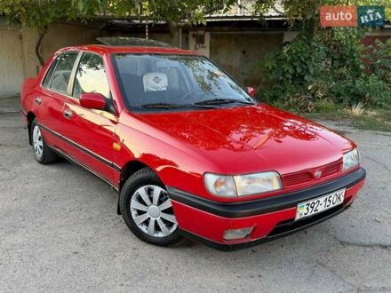 Красный Ниссан Санни, объемом двигателя 1.6 л и пробегом 198 тыс. км за 1600 $, фото 1 на Automoto.ua