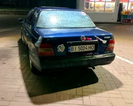 Синий Ниссан Санни, объемом двигателя 1.4 л и пробегом 600 тыс. км за 950 $, фото 3 на Automoto.ua