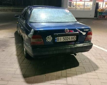Синий Ниссан Санни, объемом двигателя 1.4 л и пробегом 600 тыс. км за 948 $, фото 3 на Automoto.ua