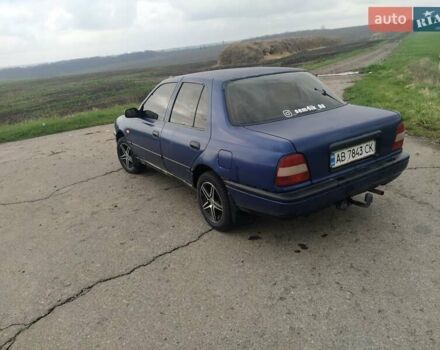 Синий Ниссан Санни, объемом двигателя 1.4 л и пробегом 400 тыс. км за 2200 $, фото 14 на Automoto.ua
