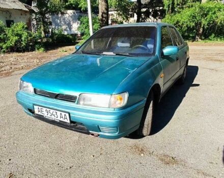 Зеленый Ниссан Санни, объемом двигателя 1.6 л и пробегом 226 тыс. км за 1100 $, фото 1 на Automoto.ua